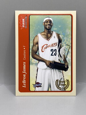 LeBron James Fleer Tradition Award Winner 04-05 Basketball Card