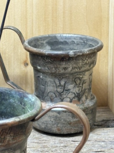 20 ⭐️RARE Metal Mugs Of UNITED ARAB REPUBLIC Metal Etching Designs - Picture 13 of 22