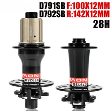 Road Bicycle Hubs 100*12MM 142*12MM 8 9 10 11 Speed 24 28 Holes Disc Brake Hubs