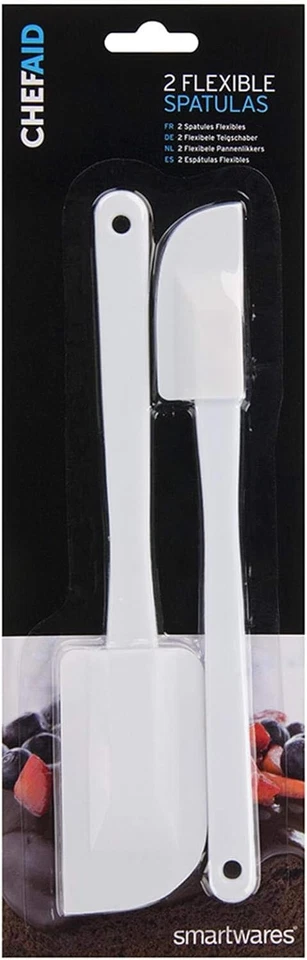 Chef Aid Flexible Spatula Bowl Scraper Set 2 10E00882 - Image 2 of 2