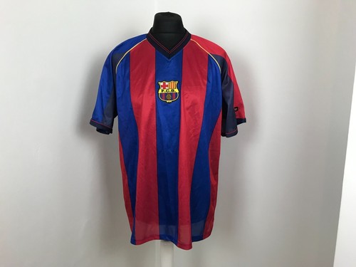 FC BARCELONA football SHIRT XL home FOOTBALL JERSEY KLUIVERT 9 CAMISETA MAGLlA - Picture 10 of 17