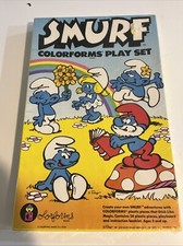 Vintage 1981 SMURF Colorforms Play Set 655 COMPLETE Wallce Berry Co.