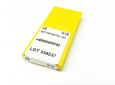 FOX Cone Square Cross Cut Bur Fig 23  Tapered Jewelry Bur 016 - 1.6mm Germany 