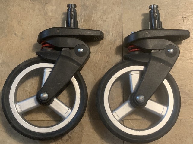 Peg Perego Skate Stroller 2 Front Wheels Replacement Part eBay