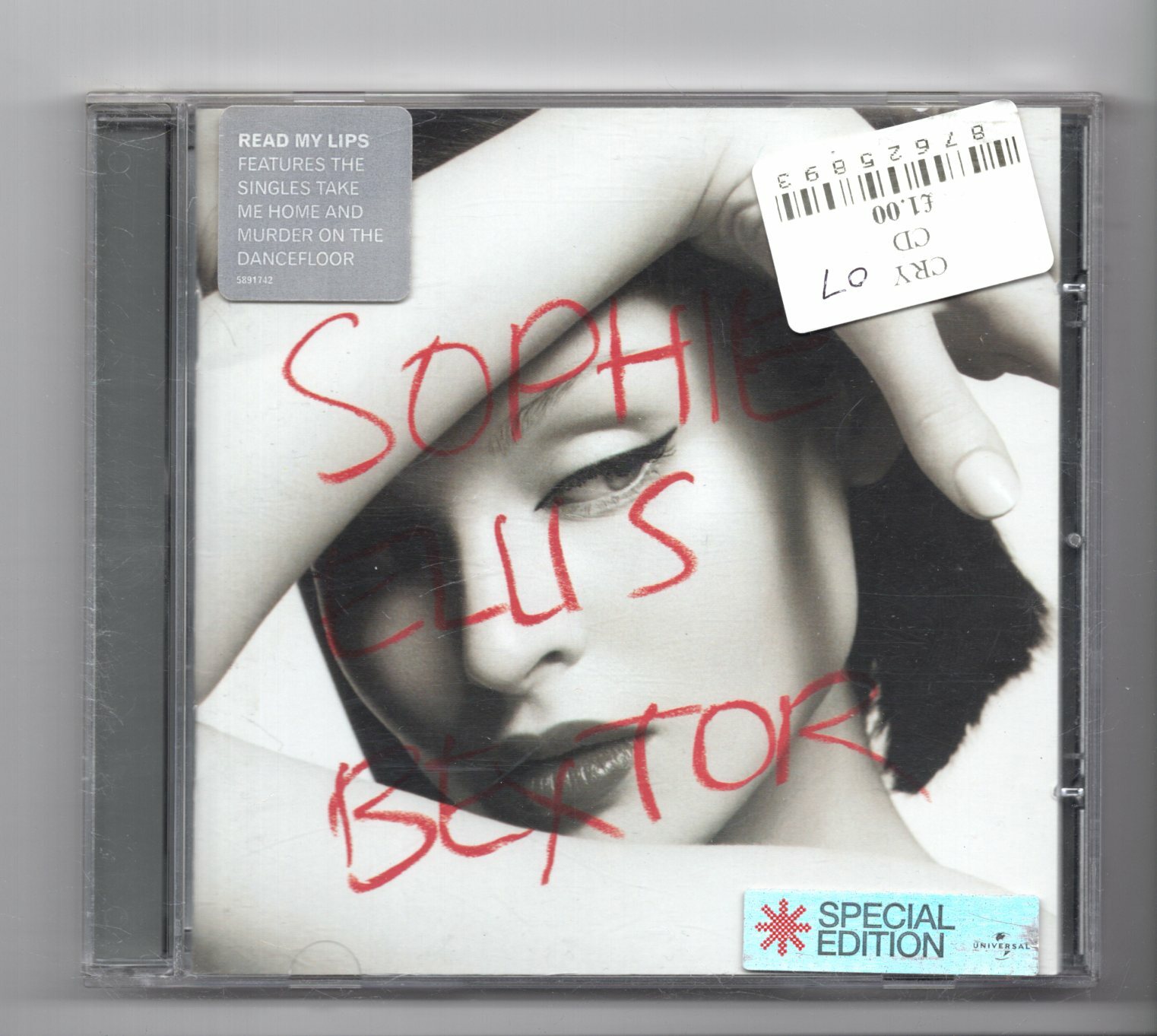 (JT153) Sophie Ellis-Bextor, Read My Lips - 2001 CD