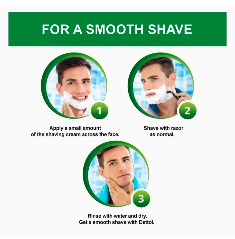 Crema de afeitar fresca Dettol 78 g Foto 4 de 4