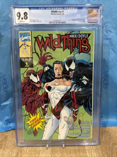 Wild Thing #1 (CGC 9.8) Nikki Doyle Ron Lim Universe 1999 Marvel Comics Graded