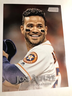 2019 Topps Stadium Club Jumbo 5x7 Jose Altuve Astros 170 04/49