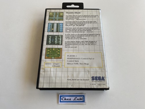 Thunder Blade - Sega Master System - PAL EUR - Avec Notice - Picture 3 of 10