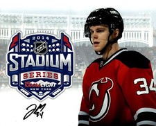 Jon Merrill autographed signed 8x10 photo NHL New Jersey Devils