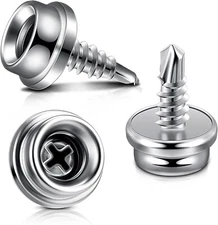 Boat Canvas Snaps Stainless Steel Screw Boat Cover Snaps Metal Snaps 3/8 Inch