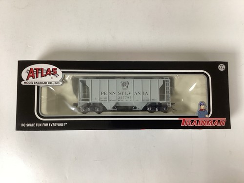 Ho Scale Atlas #17006 Pennsylvania PRR PS-2, 2 bahías tolva cubierta #257797 NUEVO | Zustand: New