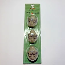 NIB The Stone Bunny Inc Cat Pot Feet Garden Figurine Hand Casted Telle M. Stein