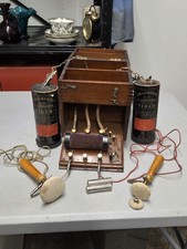Antique QUACK MEDICAL DEVICE Machine ELECTRO SHOCK Therapy Apparatus Doctor Vtg