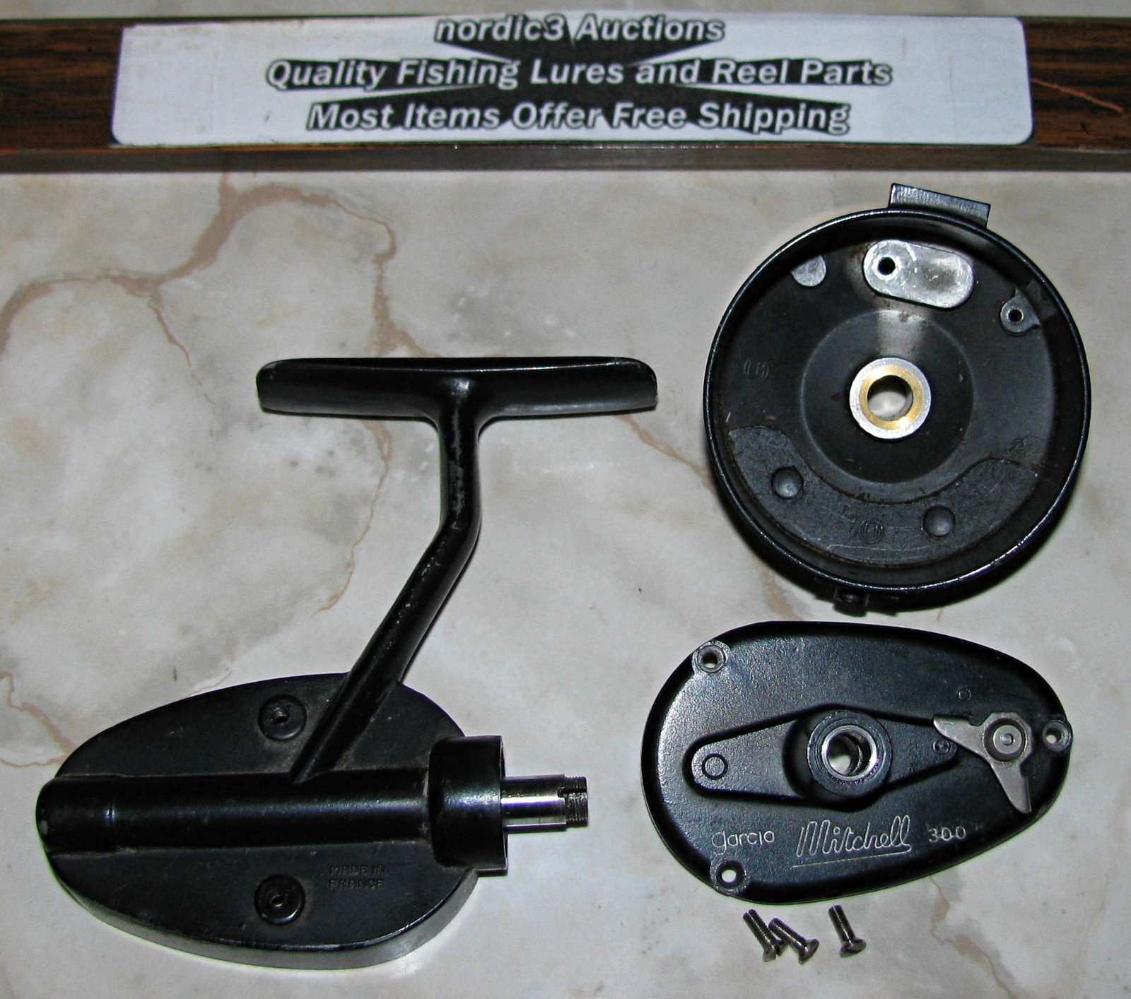 Garcia Mitchell 300 Sideplate Body And Rotor Reel Repair Par