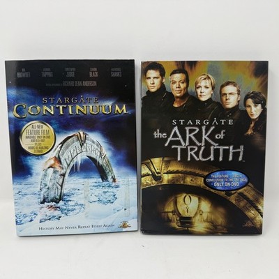 Stargate Continuum & The Ark of Truth DVD Movie Set Sci-Fi SG-1 Double Feature