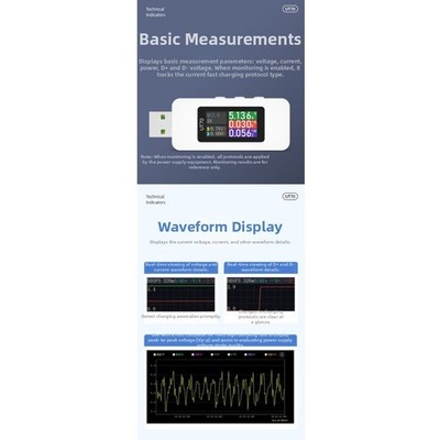 UT70 Tester ±(1.0 +2)A Current Accuracy Offline Data Recording Up To 5 Sets