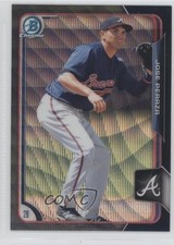 2015 Bowman Chrome Prospects Asia Exclusive Black Wave Refractor Jose Peraza fm0
