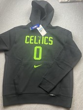Nike Boston Celtics Jayson Tatum City Edition Men  s Hoodie Size Medium Black NWT