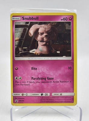 SEALED Snubbull SM200 NM/M Black Star Promo Cosmo Holo Pokemon Detective Pikachu