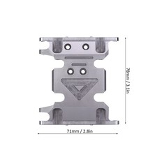 Transfer Case Bottom Base Protection Plate Fit For SCX10 II 1/10 RC Car Model (A