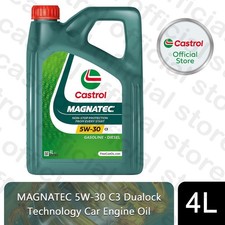 Castrol MAGNATEC 5W-30 C3 4L Car Engine Oil Dualock Technology, 4 Litre