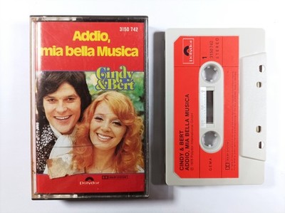 CINDY & BERT -  ADDIO, MIA BELLA MUSICA  - MC Musikcassette #M201