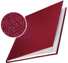 LEITZ Buchbindemappe impressBind A4 3,5 mm bordeaux Hard Cover 10 Mappen