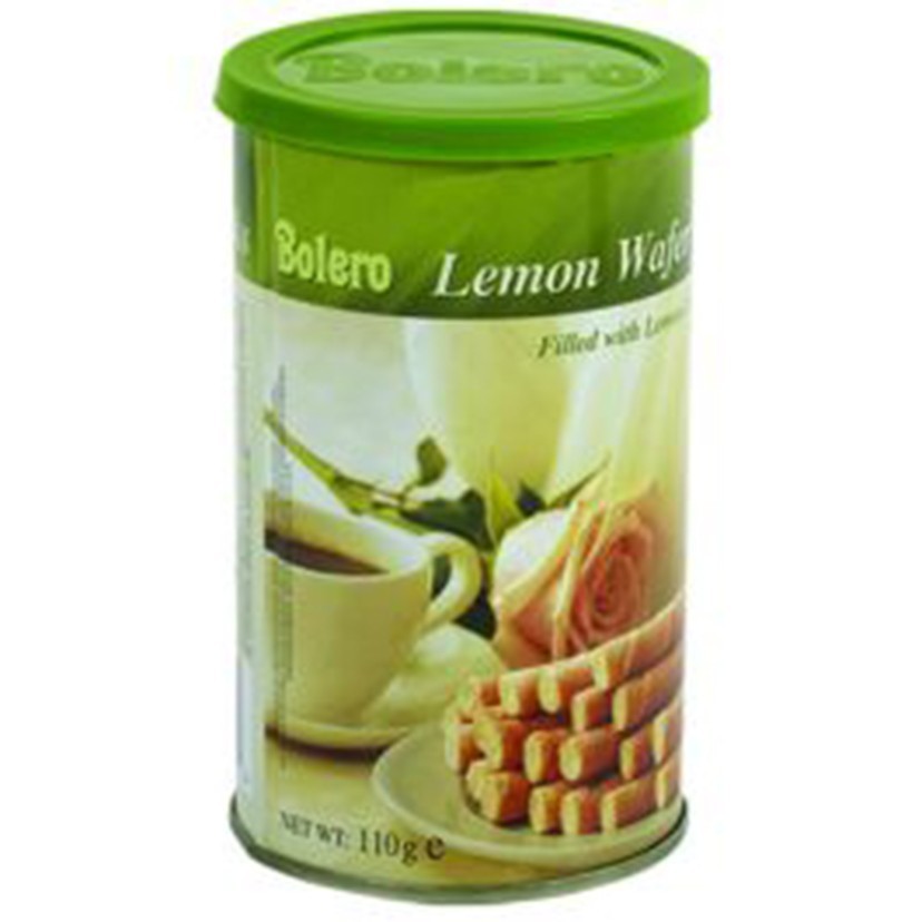Bolero Lemon Wafer Sticks 110g - Pack of 3