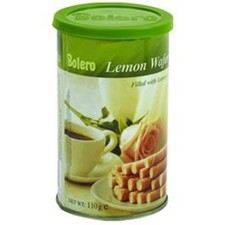 Bolero Lemon Wafer Sticks 110g - Pack of 3