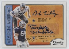 2016 Classics Classic Combos Signatures 4/35 Bob Lilly Randy White Auto HOF 1q7