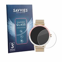 "3X Schutzglas FüR Keeponfit Smartwatch 1.27\" Displayfolie 9H"