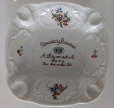 Vintage Bauscher Weiden Porzellan Aschenbecher Blumendekor Rom Italien 50er/60er