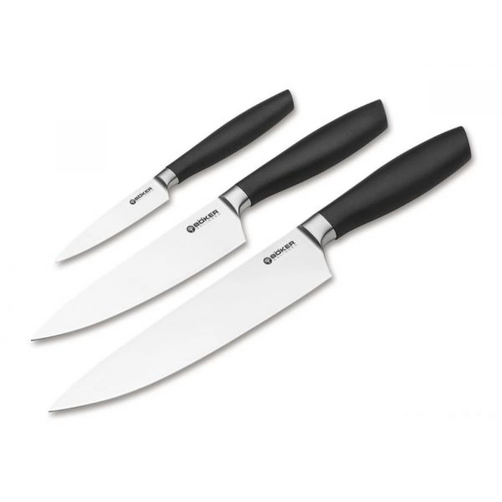 BÖKER SOLINGEN Set of 3 Forged Kitchen Knives – X50CrMoV15 Steel – German Made
Opens in a new window