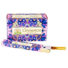 Namaste India Cinnamon Incense Sticks 12 Pack 15g Each Pack 180g Incense Sticks
