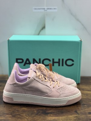 Panchic Lace Up Sportschuhe Frau Veloursleder Pink Eff '' Schuhe Panchic 41