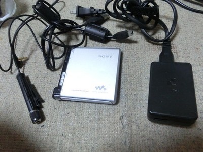 Sony Hi-MD Walkman MZ-RH1 Portable MD Player Recorder Tested Playback Clean JDM