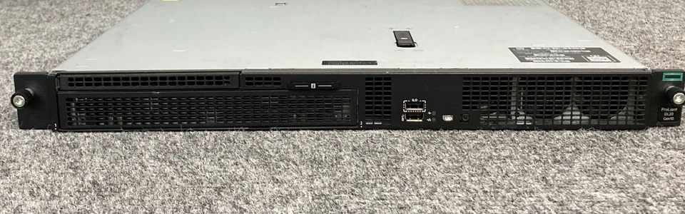 HPE ProLiant DL20 Gen10 P06961-B21 Server w/ E-2224, 8GB RAM, 2x 1TB HDD (As Is) - Image 3 of 4