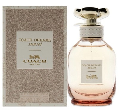 COACH~Dreams Sunset for Women~1.3 oz EDP. NIB. Sealed. Pear|Jasmine|Tonka Bean