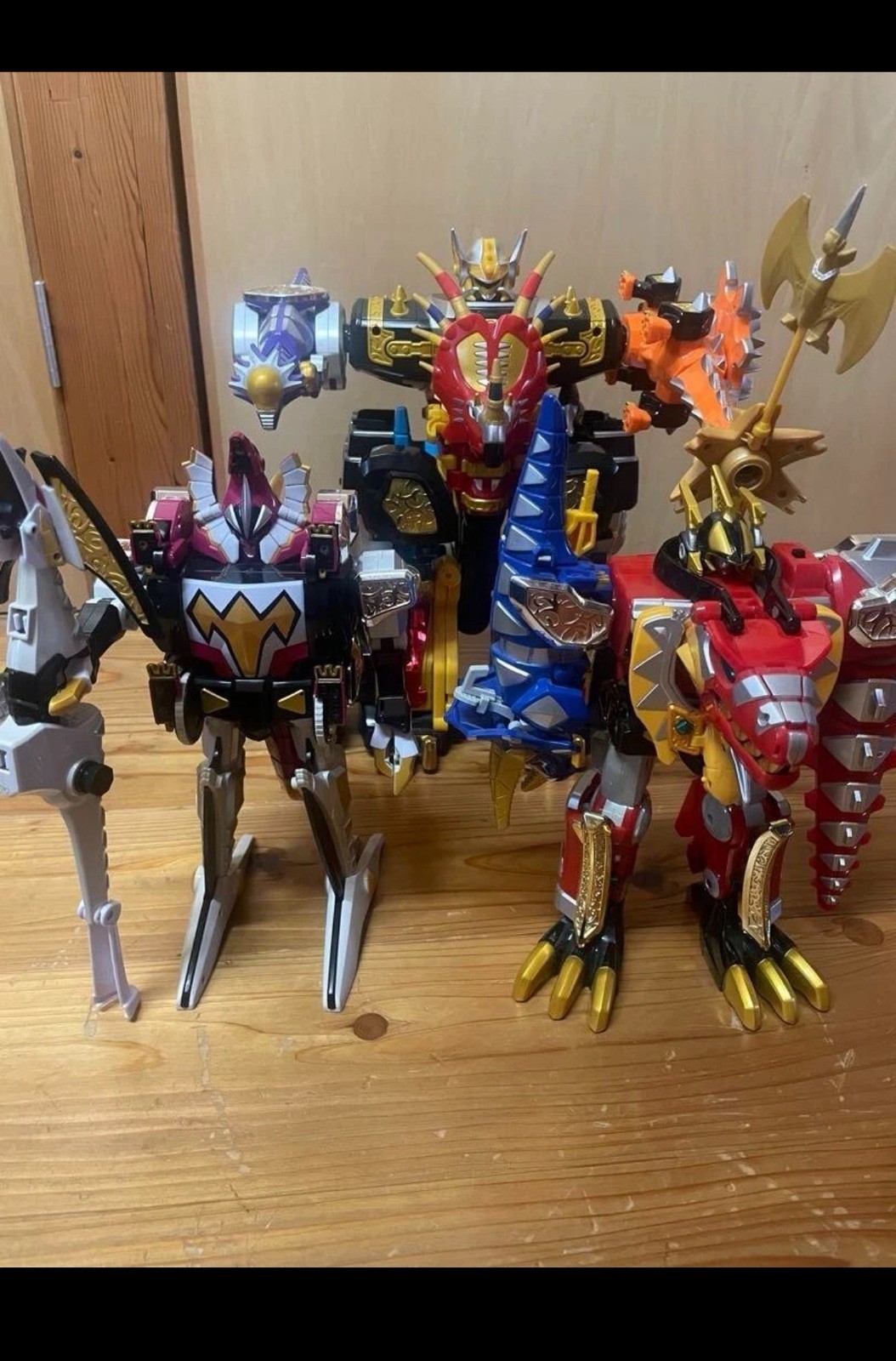 BANDAI Power Rangers Dino Thunder Abaranger DX AbarenOh KillerOh Set Megazord