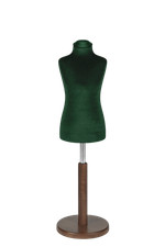 Busto bambino 4.6 anni base noce Velluto Verde