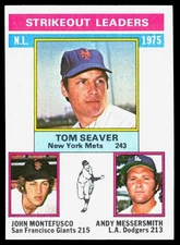 (Tom Seaver / John Montefusco / Andy Messersmith) LL 1976 Topps #203