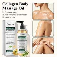 Collagen Lifting Body Oil, Skin Firming  Tightening Massage Oil All Skin Types