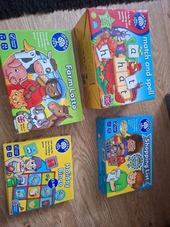 Orchard Toys Set of 4 Games Age 3 7 Children's Games Educational Toys