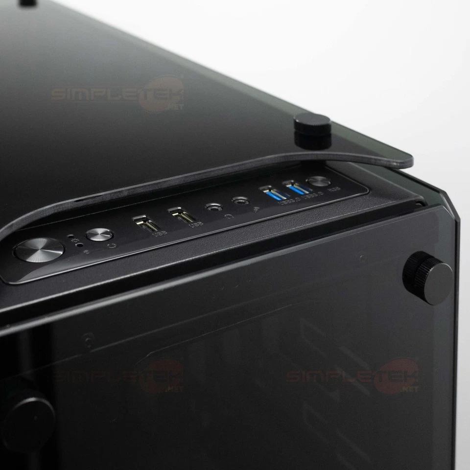 Full Tower Gaming RGB ATX Micro-ATX Mini ITX Tower Cabinet Computer PC - Image 4 of 4