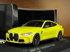 1/43 Limited 720 Minichamps BMW M4 G82 Competition Sao Paulo Yellow Minicar