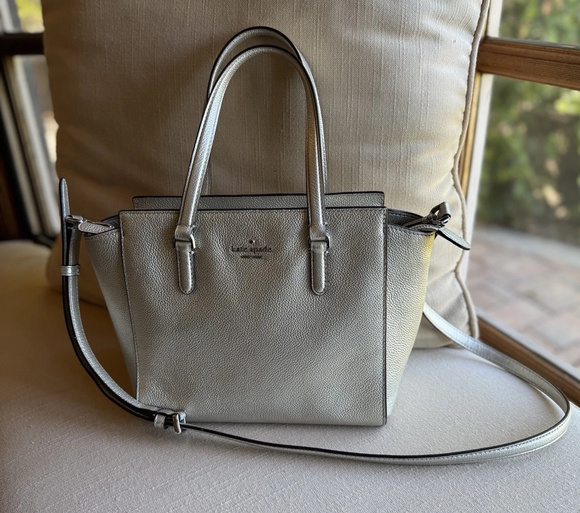 kate spade new york Silver Bags & Handbags for Women for sale | eBay