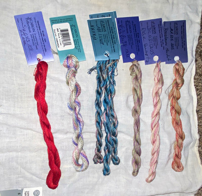 The Caron Collection Hand-Dyed Single-Strand Cotton Embroidery Lot