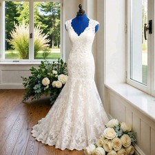 Maggie Sottero Couture Lace Mermaid Wedding Dress