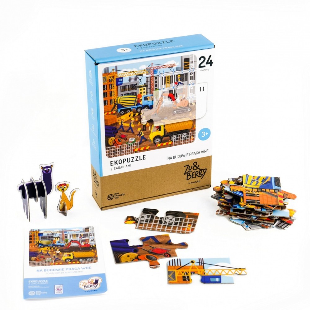 5904262954390 Пазл из 24 элементов На строительной площадке Mu продолжаются работы 3490₽